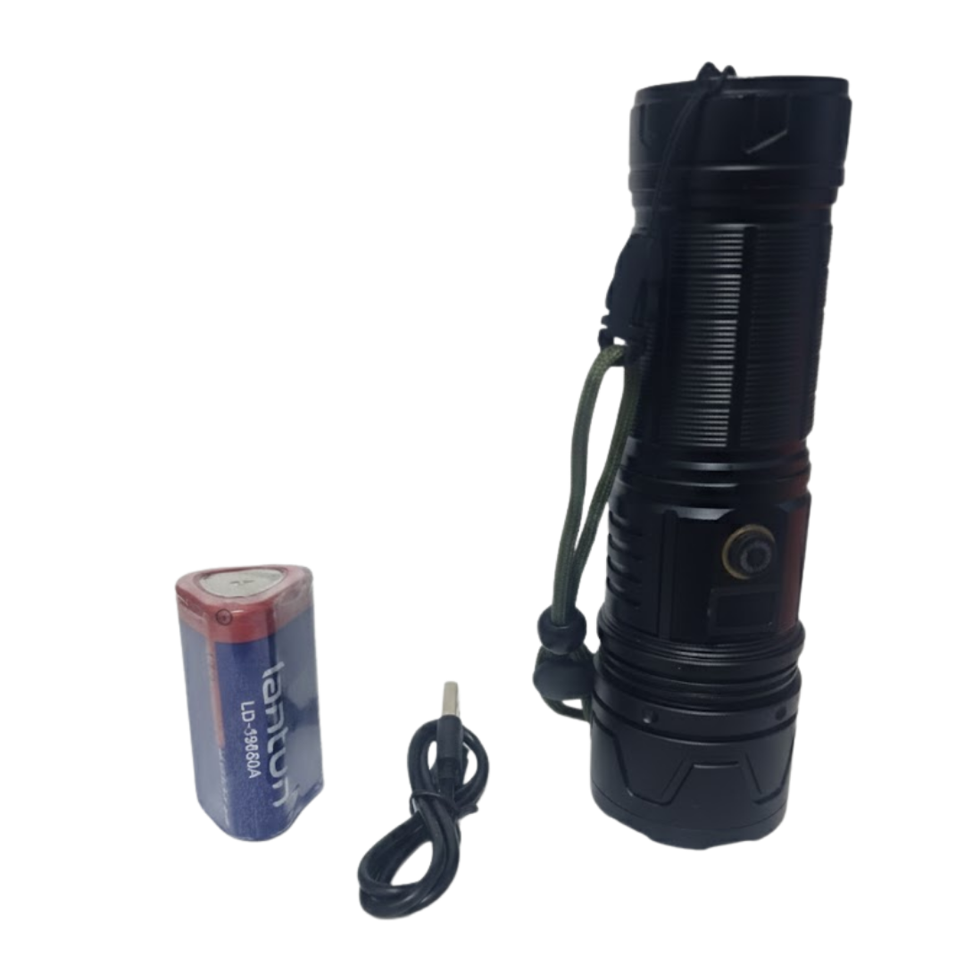 LINTERNA DE MANO TÁCTICA PROFESIONAL DE EMERGENCIA PORTÁTIL LUZ POTENTE / LANTUN LTG - 803 / MALETÍN PORTABLE - 7