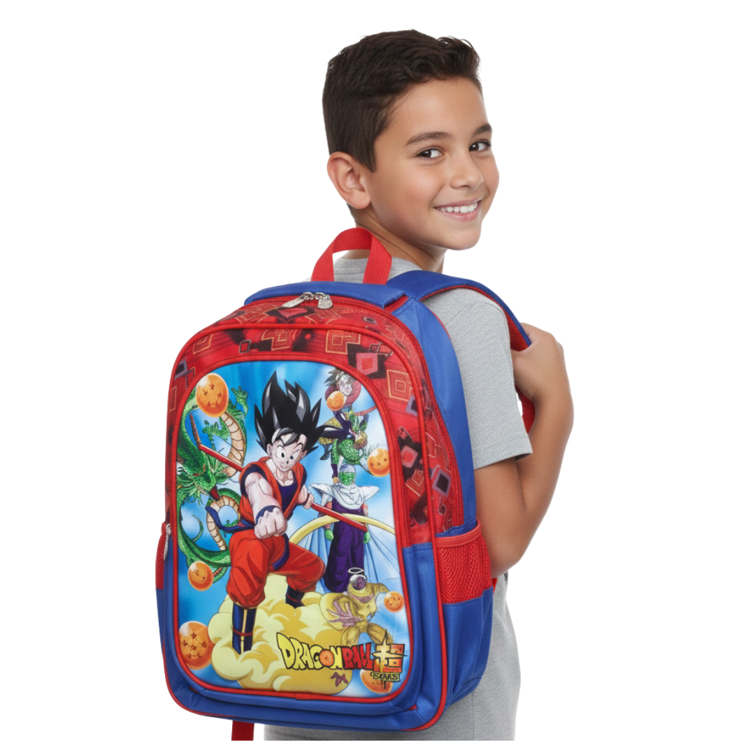MOCHILA PARA NIÑAS Y NIÑOS DISEÑO DRAGON BALL Z / OFICIO / REGRESO A CLASES INFANTIL - 2