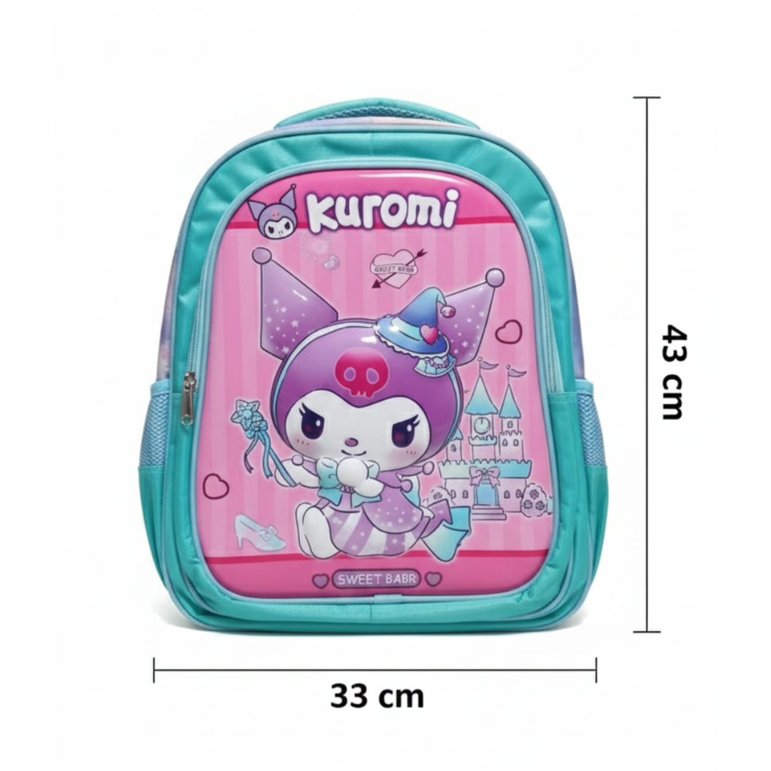 MOCHILA PARA NIÑAS Y NIÑOS DISEÑO KUROMI / OFICIO / REGRESO A CLASES INFANTIL - 3