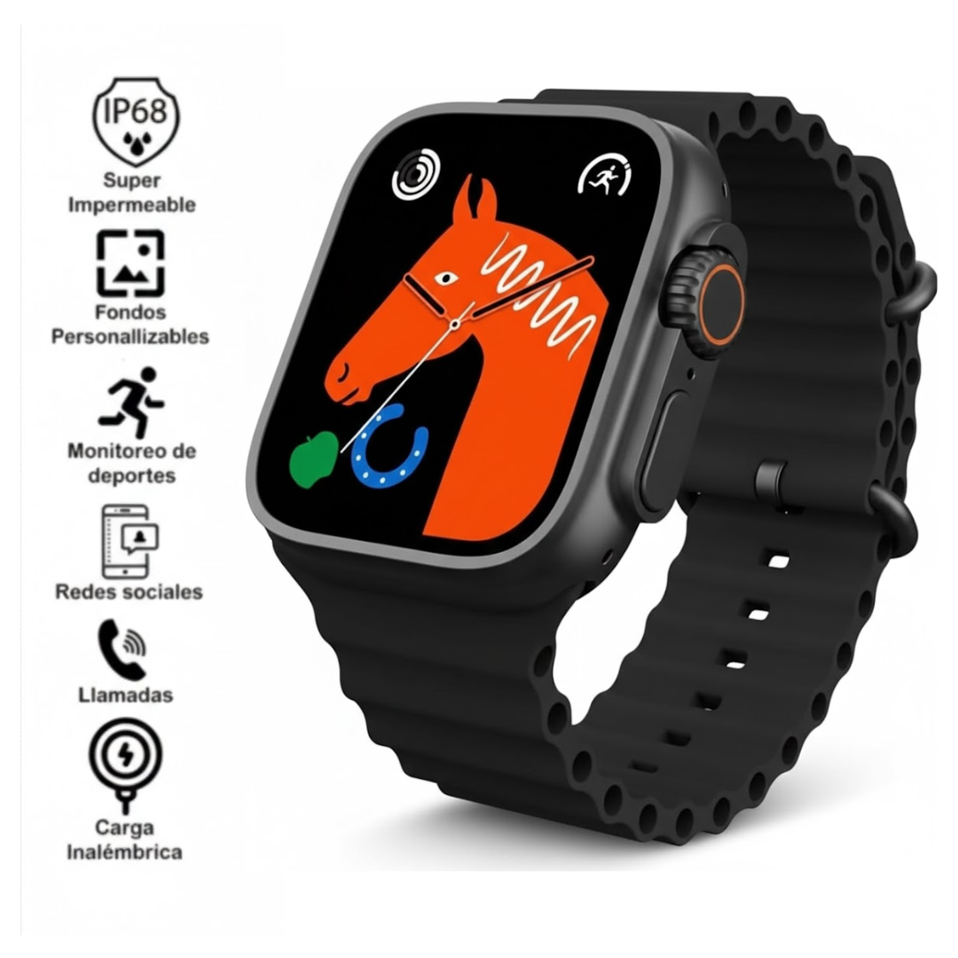 SET 2 EN 1 SMARTWATCH Y AUDÍFONOS P9 BLUETOOTH CON LLAMADAS - 4