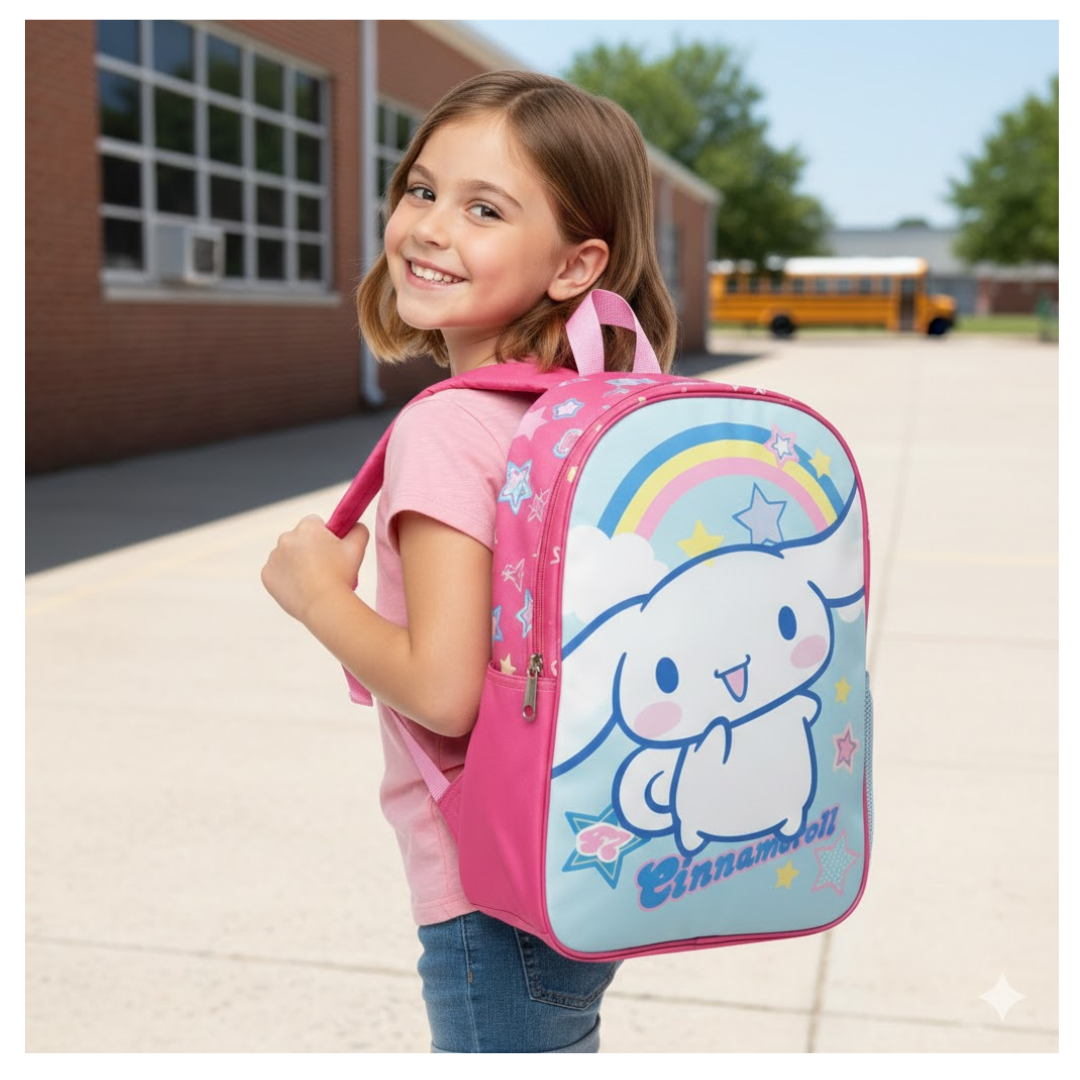 MOCHILA CINAMON  3 EN 1 MULTIPACK PARA NIÑOS Y NIÑAS CON TOMA TODO CAÑA ESCOLAR /  REGRESO A CLASES - 8