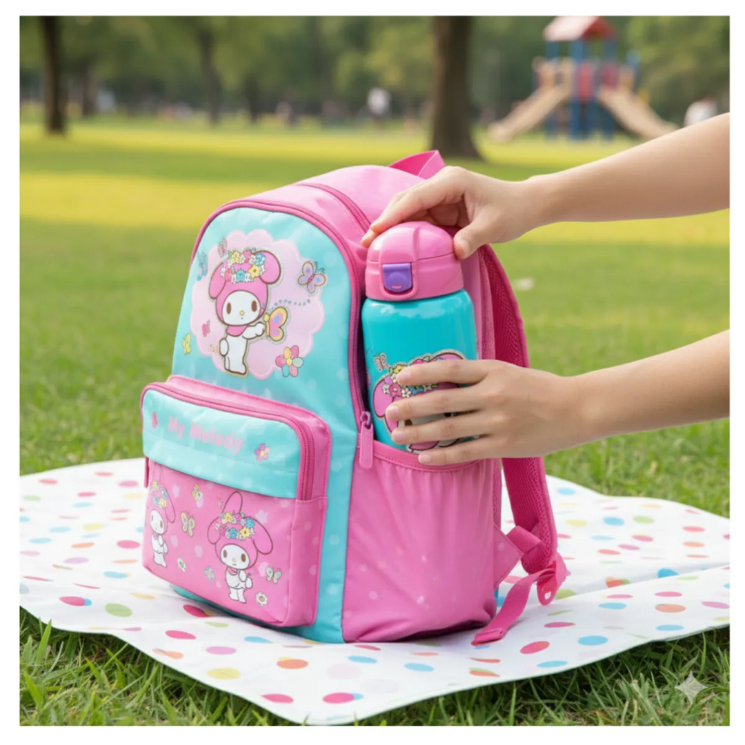 MOCHILA CINAMON  3 EN 1 MULTIPACK PARA NIÑOS Y NIÑAS CON TOMA TODO CAÑA ESCOLAR /  REGRESO A CLASES - 10