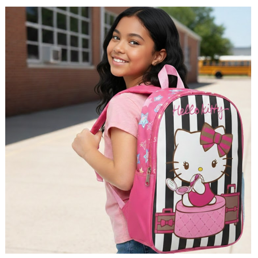 MOCHILA HELLO KITTY  3 EN 1 MULTIPACK PARA NIÑOS Y NIÑAS CON TOMA TODO CAÑA ESCOLAR /  REGRESO A CLASES - 6