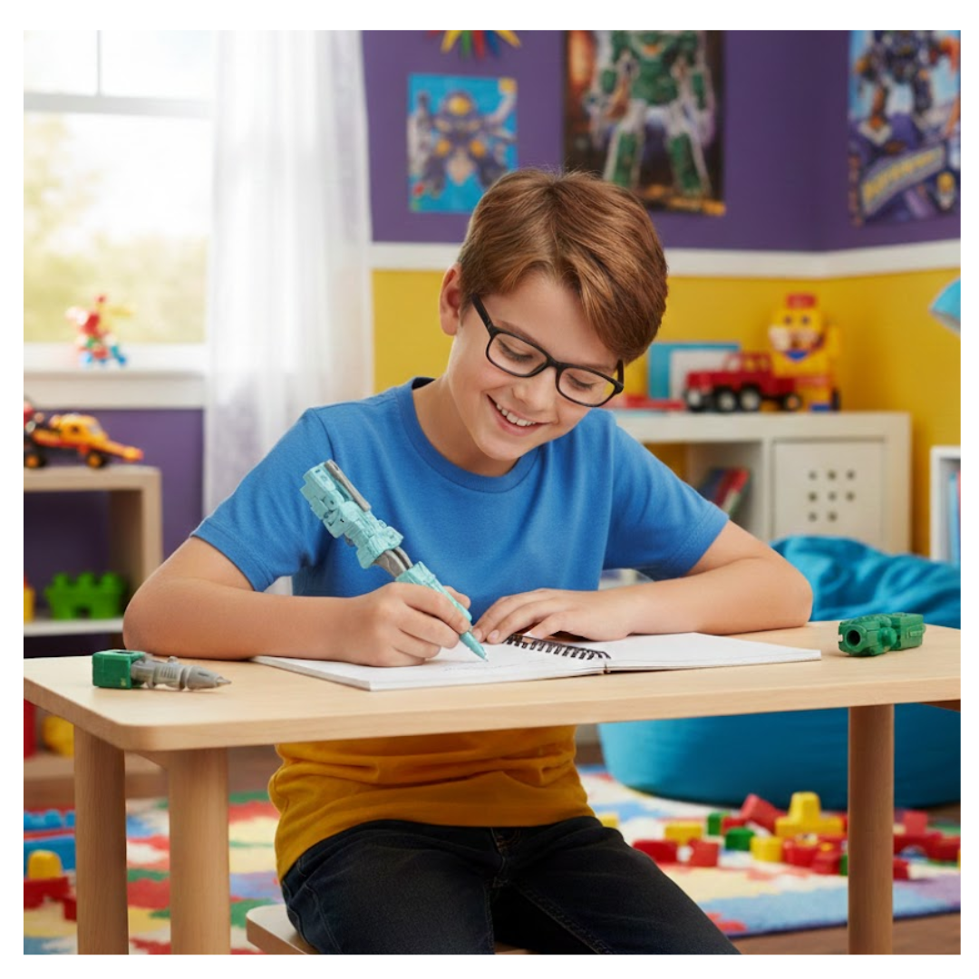 LAPICERO BOLÍGRAFOS DISEÑO TRANSFORMERS PARA NIÑOS Y Y NIÑAS / ESCRITURA Y DIVERSIÓN - 2