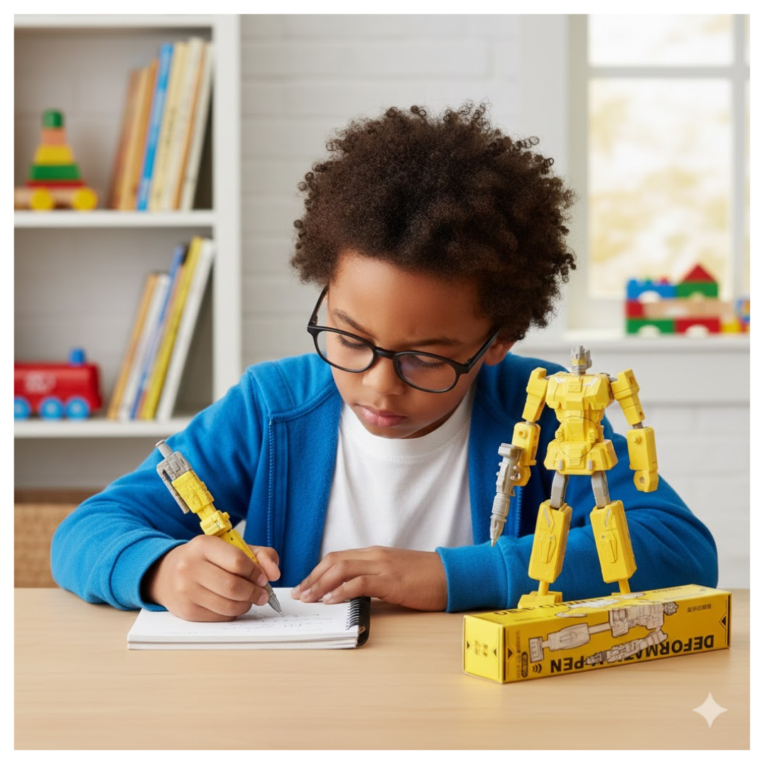 LAPICERO BOLÍGRAFOS DISEÑO TRANSFORMERS PARA NIÑOS Y Y NIÑAS / ESCRITURA Y DIVERSIÓN COLEGIO - 2