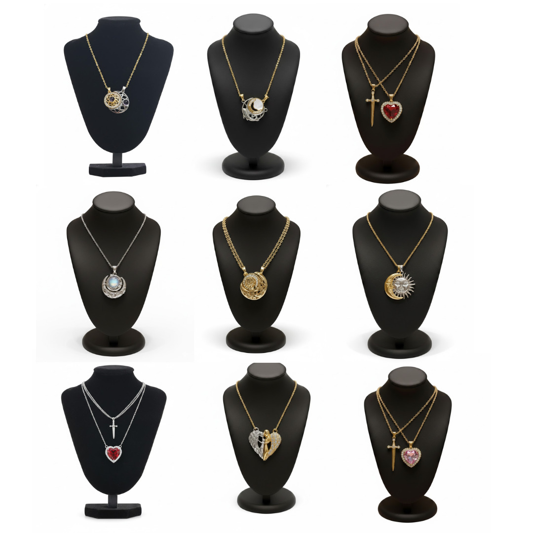COFRE CON COLLAR JUEGO DE COLLARES PARA PAREJAS / REGALO PERFECTO PARA TU PAREJA - 2