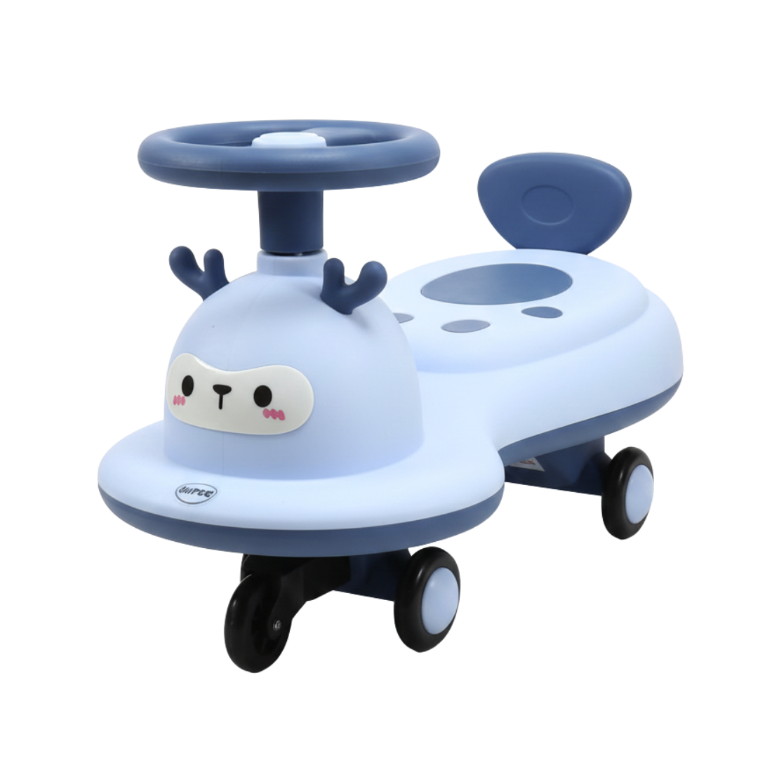 COCHE DE ARRASTRE PARA NIÑOS Y NIÑAS CORREPASILLOS / MUSICAL LUCES LED RUEDAS Y GIRO 360° DISEÑO RENO - 1