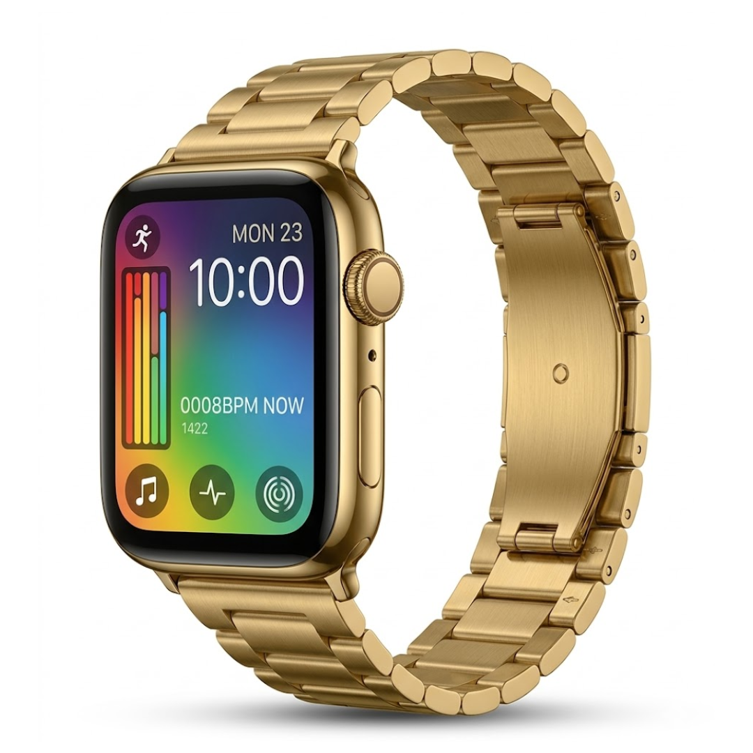 RELOJ G9 PRO MAX GOLDEN DORADO PARA HOMBRE CABALLERO / BLUETOOH LLAMADAS - 1