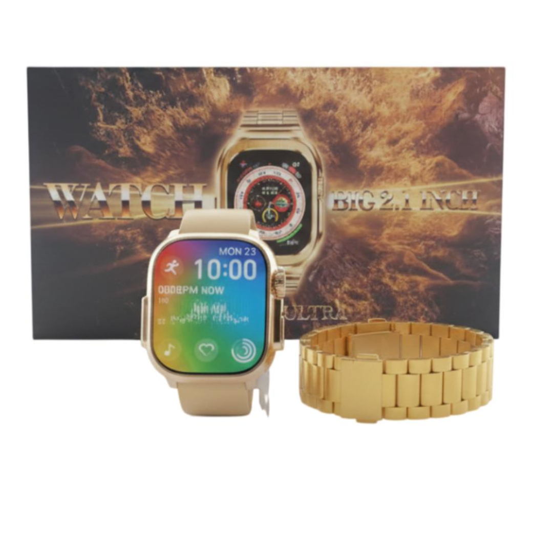RELOJ G9 PRO MAX GOLDEN DORADO PARA HOMBRE CABALLERO / BLUETOOH LLAMADAS - 6
