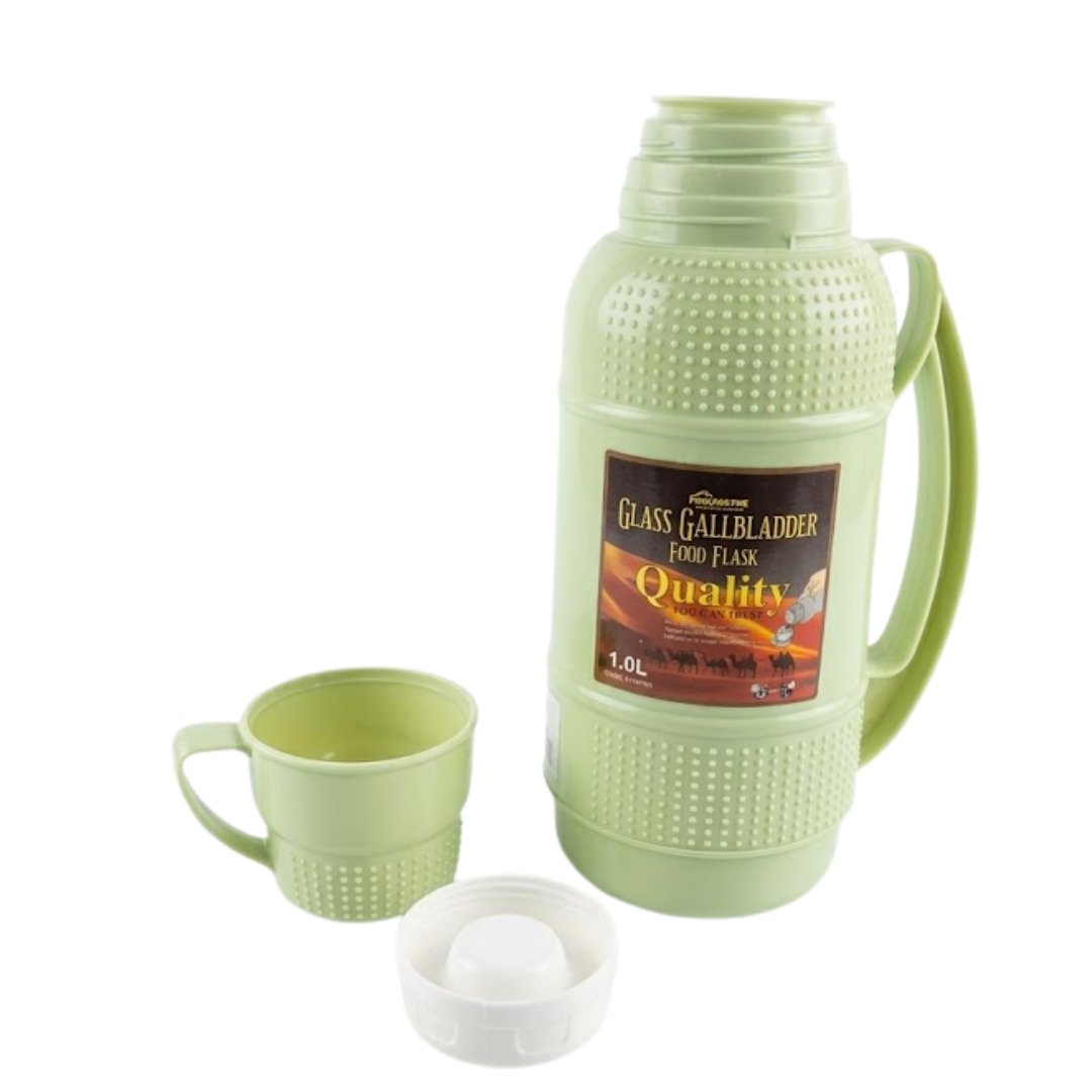 TOMATODO TERMICO 1 LITRO ACERO INOXIDABLE TAZA PEQUEÑA - 3