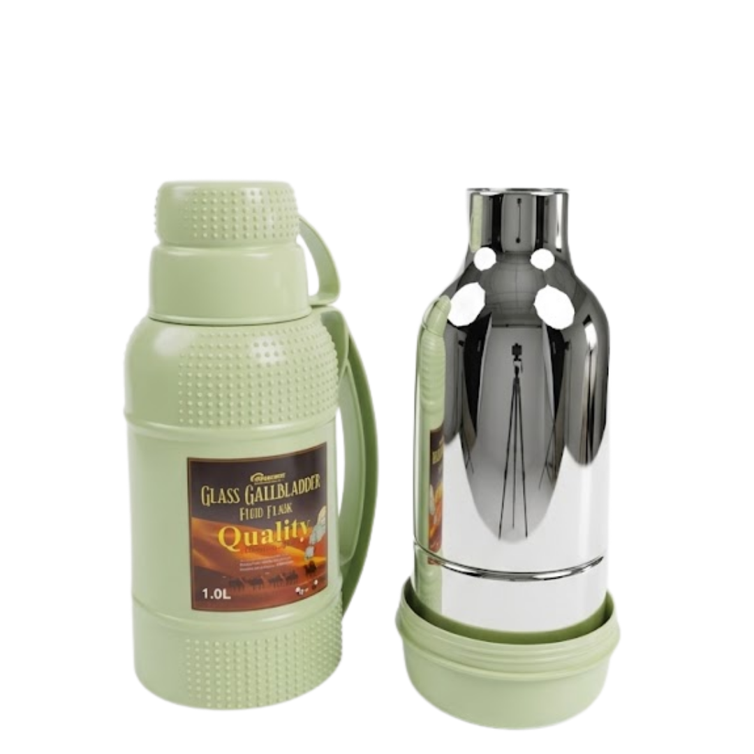 TOMATODO TERMICO 1 LITRO ACERO INOXIDABLE TAZA PEQUEÑA - 5