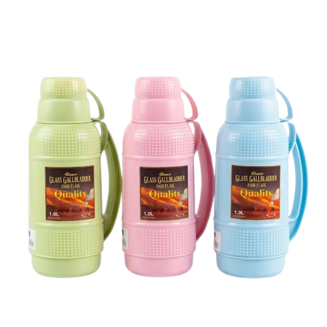 TOMATODO TERMICO 1 LITRO ACERO INOXIDABLE TAZA PEQUEÑA - 6