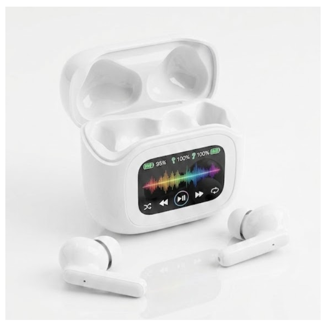 AUDÍFONOS BLUETOOH INALÁMBRICOS JM19 PANTALLA TÁCTIL - 1