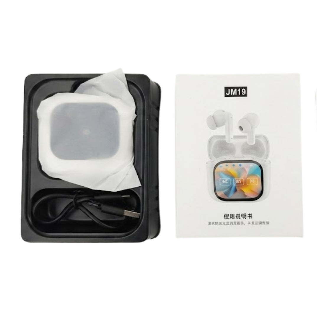 AUDÍFONOS BLUETOOH INALÁMBRICOS JM19 PANTALLA TÁCTIL - 6