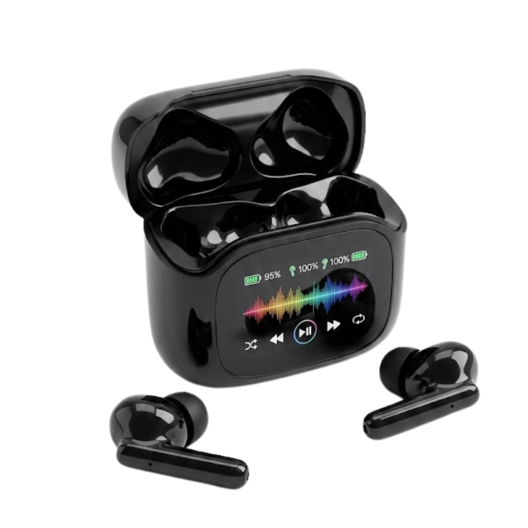 AUDÍFONOS BLUETOOH INALÁMBRICOS JM19 PANTALLA TÁCTIL - 1