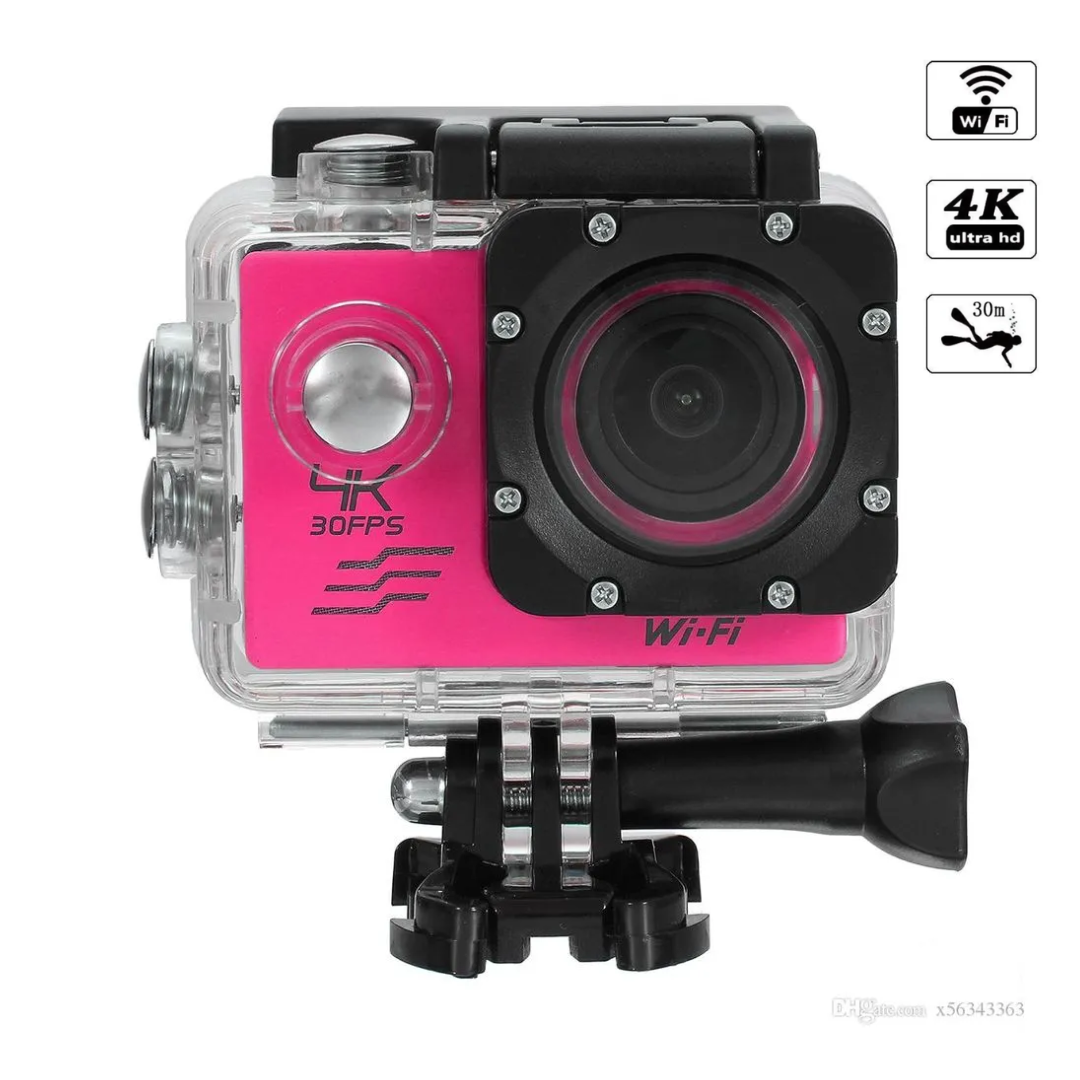 CÁMARA GO PRO ULTRA HD 4K 16 MP NEGRO / CÁMARA DEPORTIVA SPORT / ACUÁTICA Y PORTABLE - 1