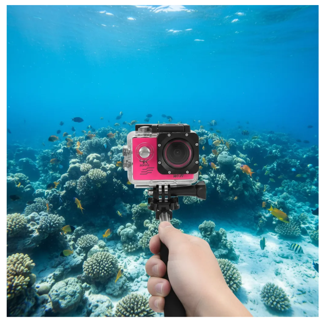 CÁMARA GO PRO ULTRA HD 4K 16 MP NEGRO / CÁMARA DEPORTIVA SPORT / ACUÁTICA Y PORTABLE - 4