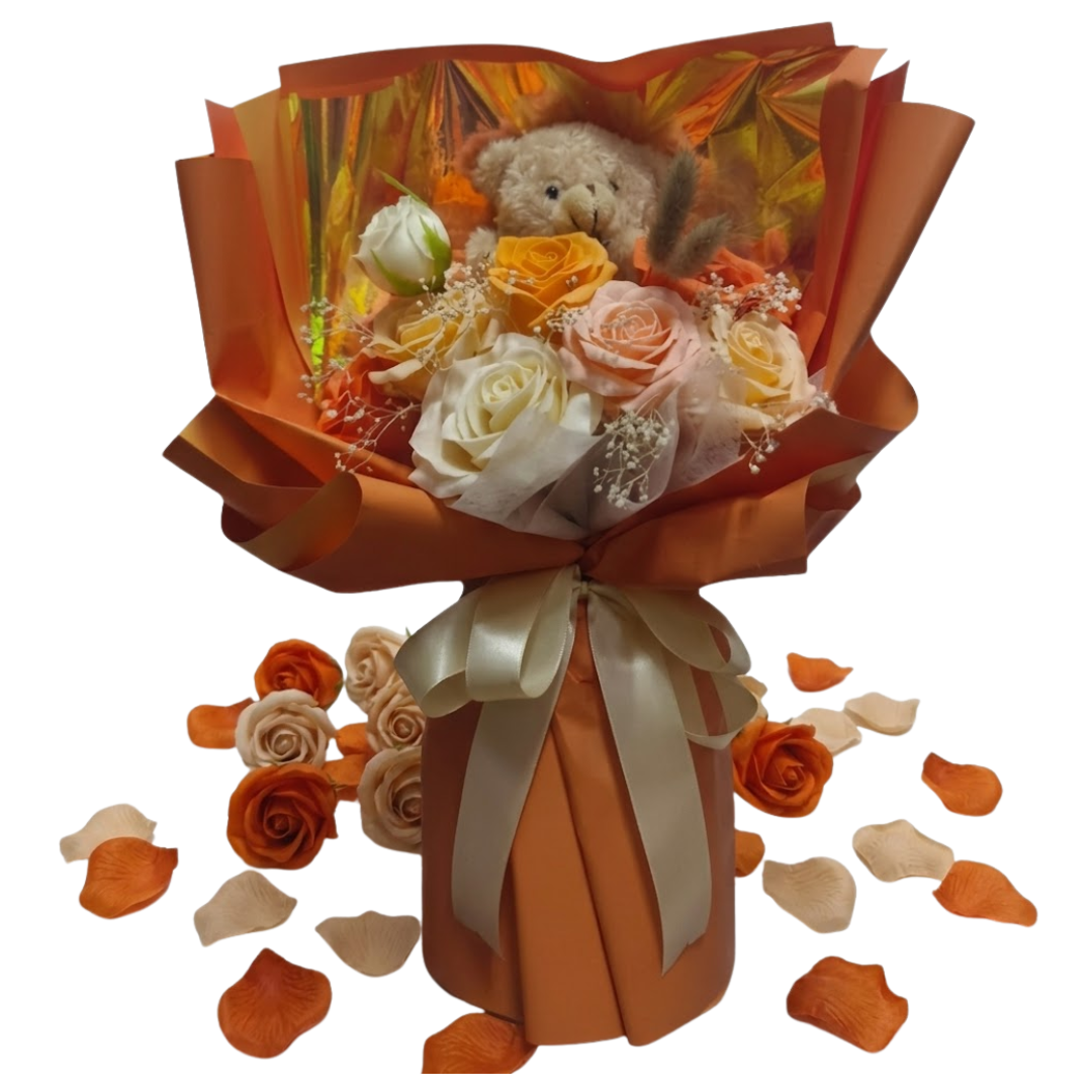 RAMO DE ROSAS Y FLORES PARA REGALO DIA DE LA MADRE PERSONA ESPECIAL - 1