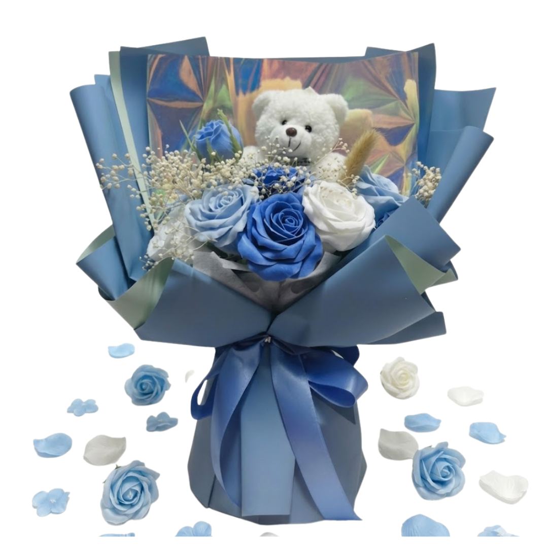 RAMO DE ROSAS Y FLORES PARA REGALO DIA DE LA MADRE PERSONA ESPECIAL - 1
