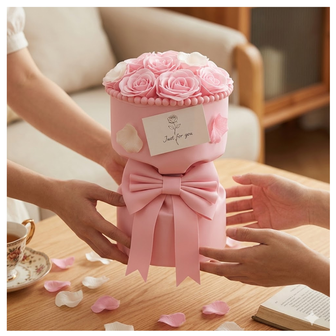 RAMO DE ROSAS Y FLORES PARA REGALO DIA DE LA MADRE PERSONA ESPECIAL - 2