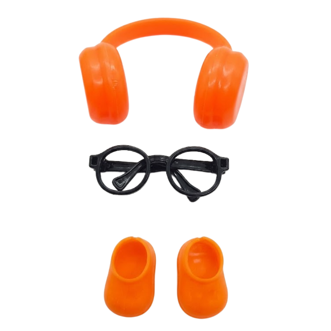 ACCESORIOS PARA TU LABUBU AUDÍFONO + LENTES + ZAPATOS / SUPER COMBO SORPRESA MULTICOLOR - 9