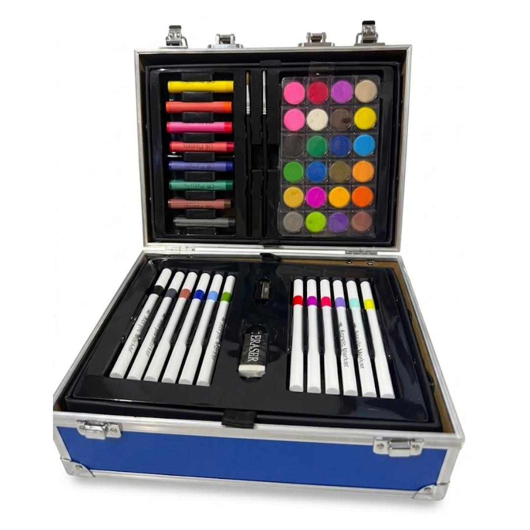 SET DE ARTE MALETA DE ALUMINIO 85 PIEZAS TOUCH + LIBRO PARA PINTAR - 7
