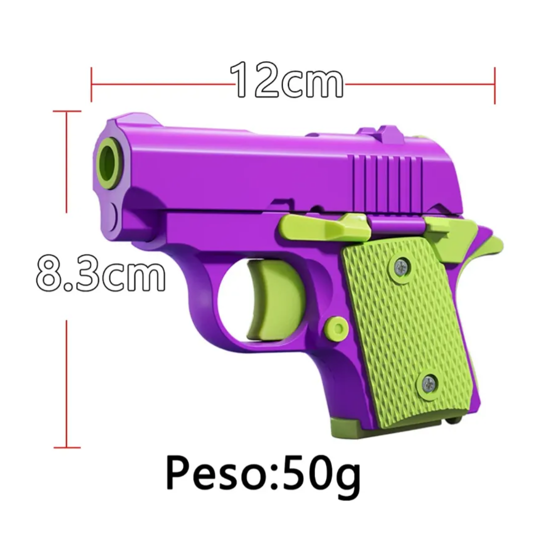 MINI PISTOLA DE JUGUETE 3D ANTIESTRÉS PARA NIÑOS Y ADULTOS - 3