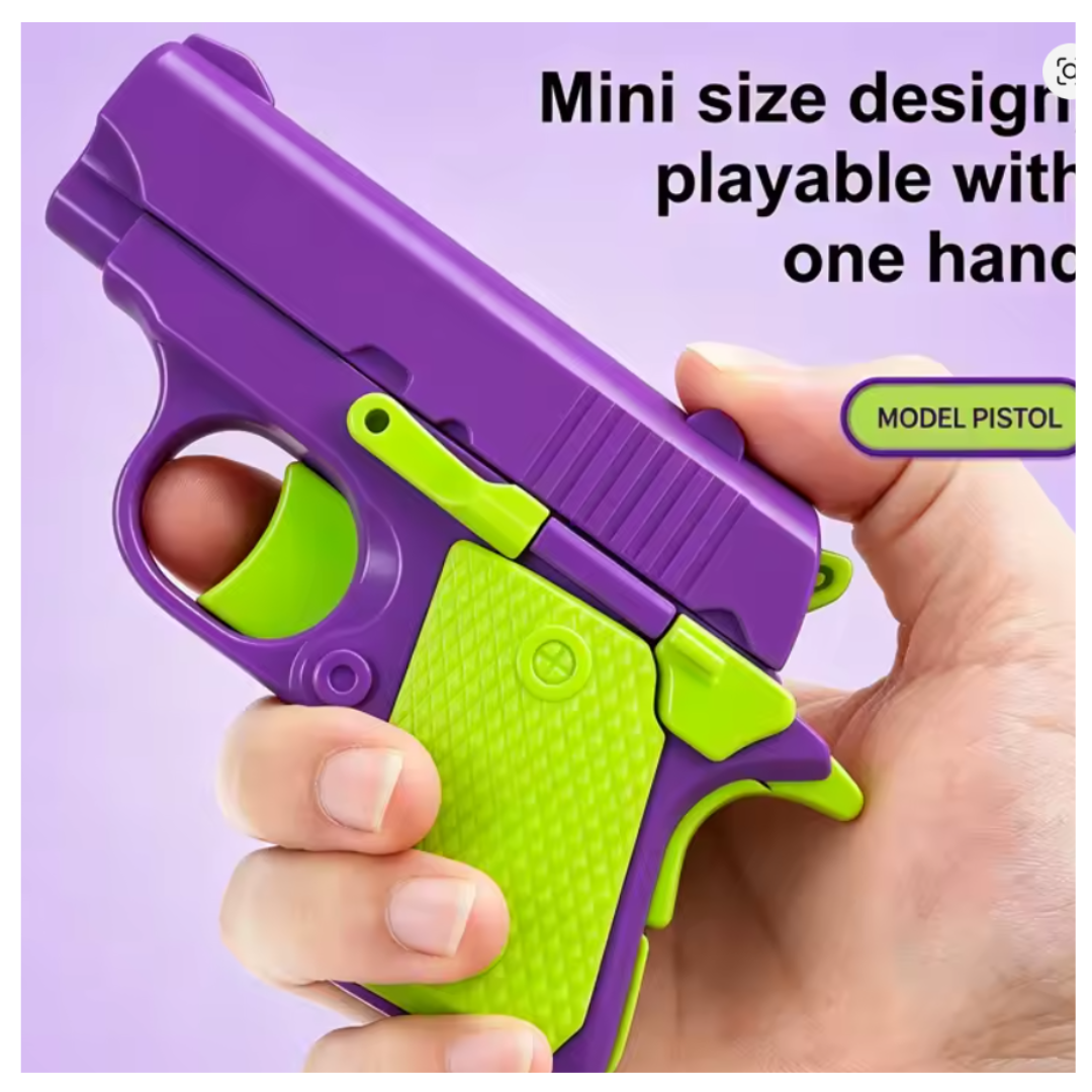 MINI PISTOLA DE JUGUETE 3D ANTIESTRÉS PARA NIÑOS Y ADULTOS - 4