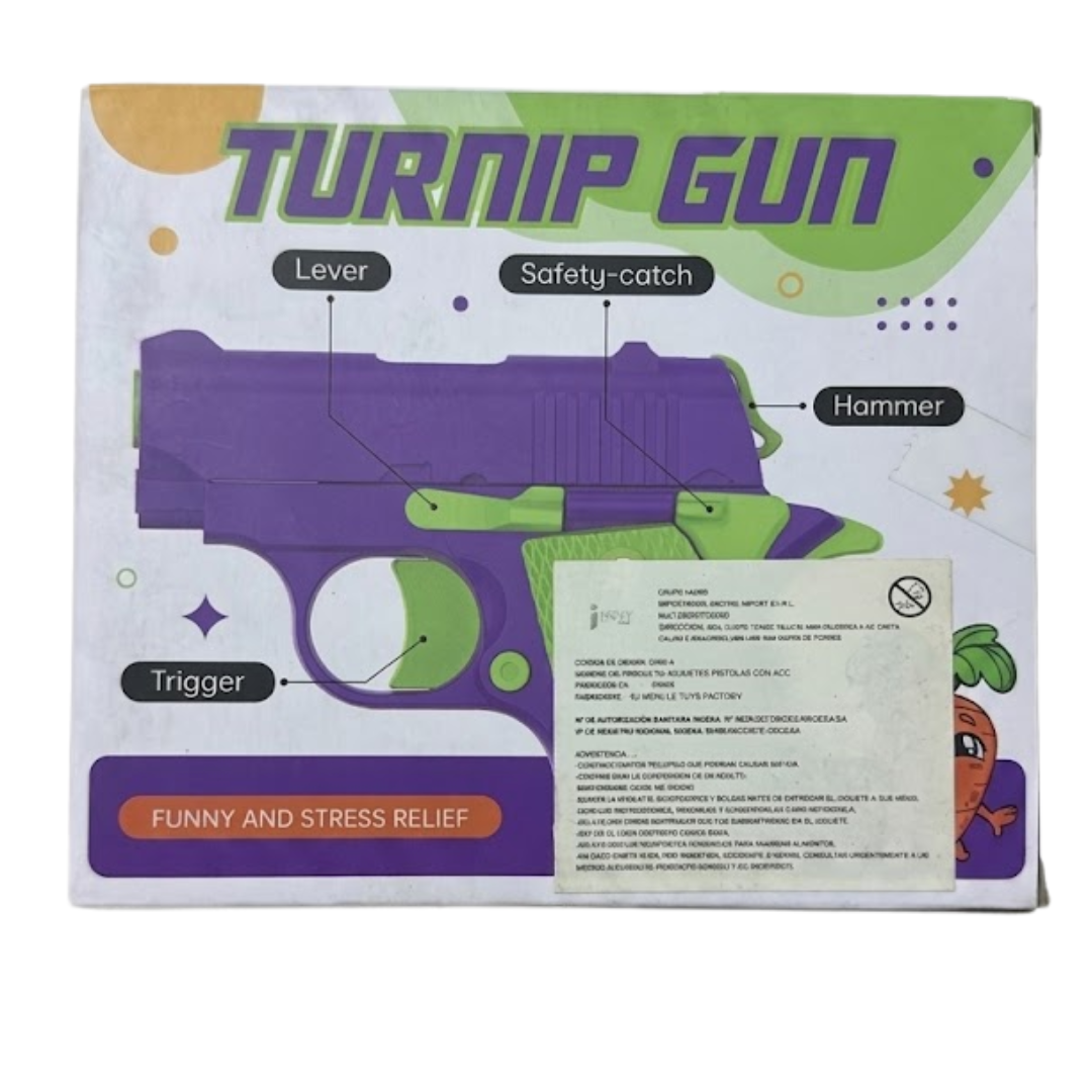 MINI PISTOLA DE JUGUETE 3D ANTIESTRÉS PARA NIÑOS Y ADULTOS - 7