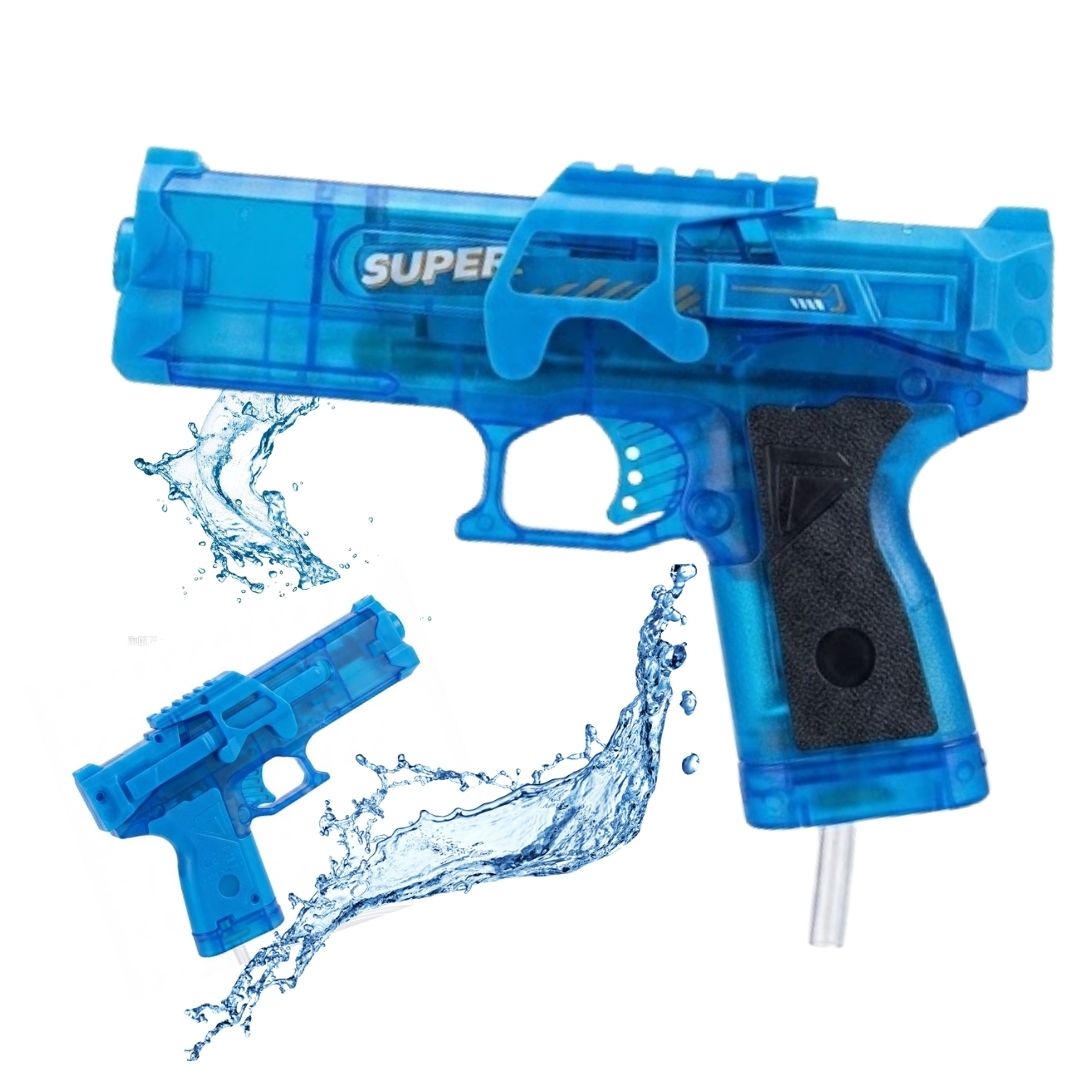 PISTOLA DE AGUA RECARGABLE LUCES LED MULTICARGA NERF NIÑOS Y ADULTOS - 1