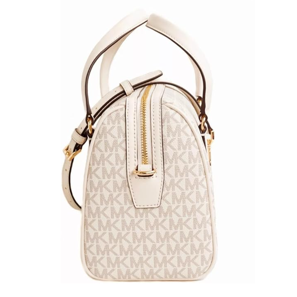 MICHAEL KORS BAUL MEDIANO CREMA MONOGRAMA CON ASA CROSSBODY - 3