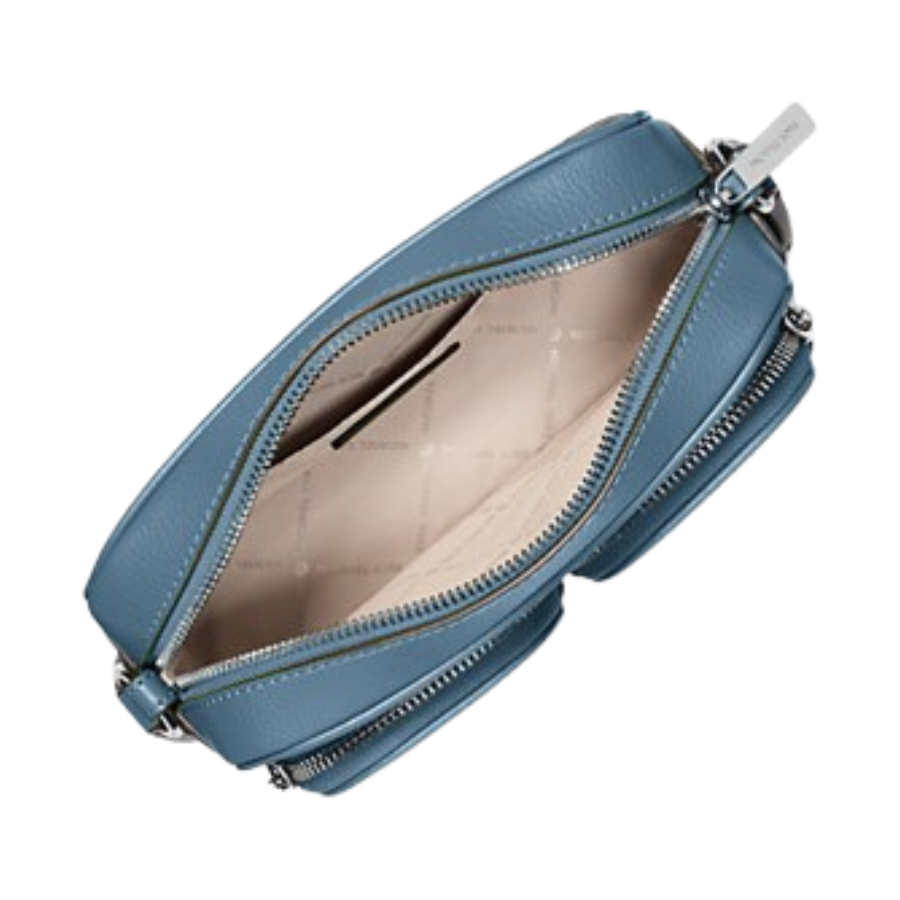 MICHAEL KORS BOLSO CRUZADO MEDIANO MULTIPOCKET COLOR ACERO - 3