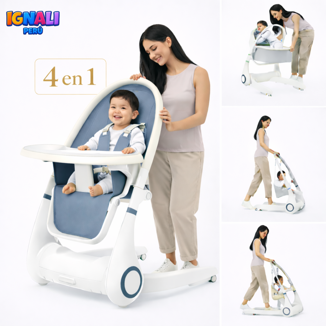 SILLA COMEDOR INFANTIL PREMIUM MULTIFUNCIÓN - 1