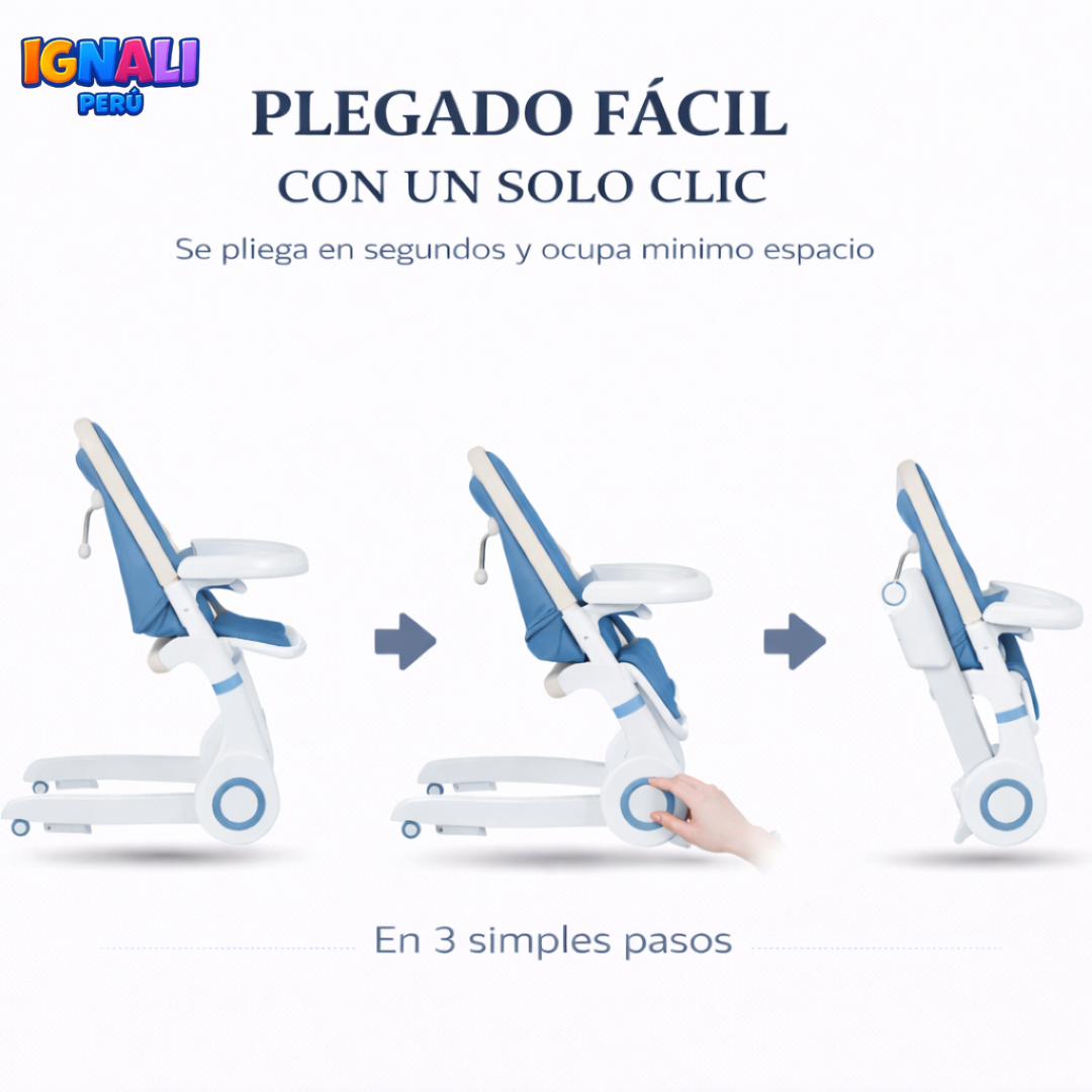 SILLA COMEDOR INFANTIL PREMIUM MULTIFUNCIÓN - 6