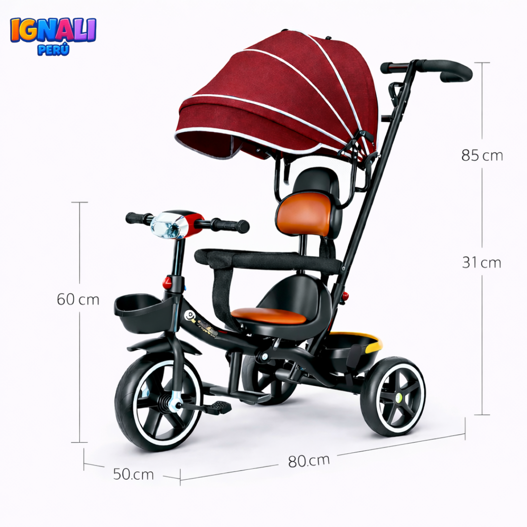 TRICICLO MULFITUNCIONAL PARA NIÑOS - 2