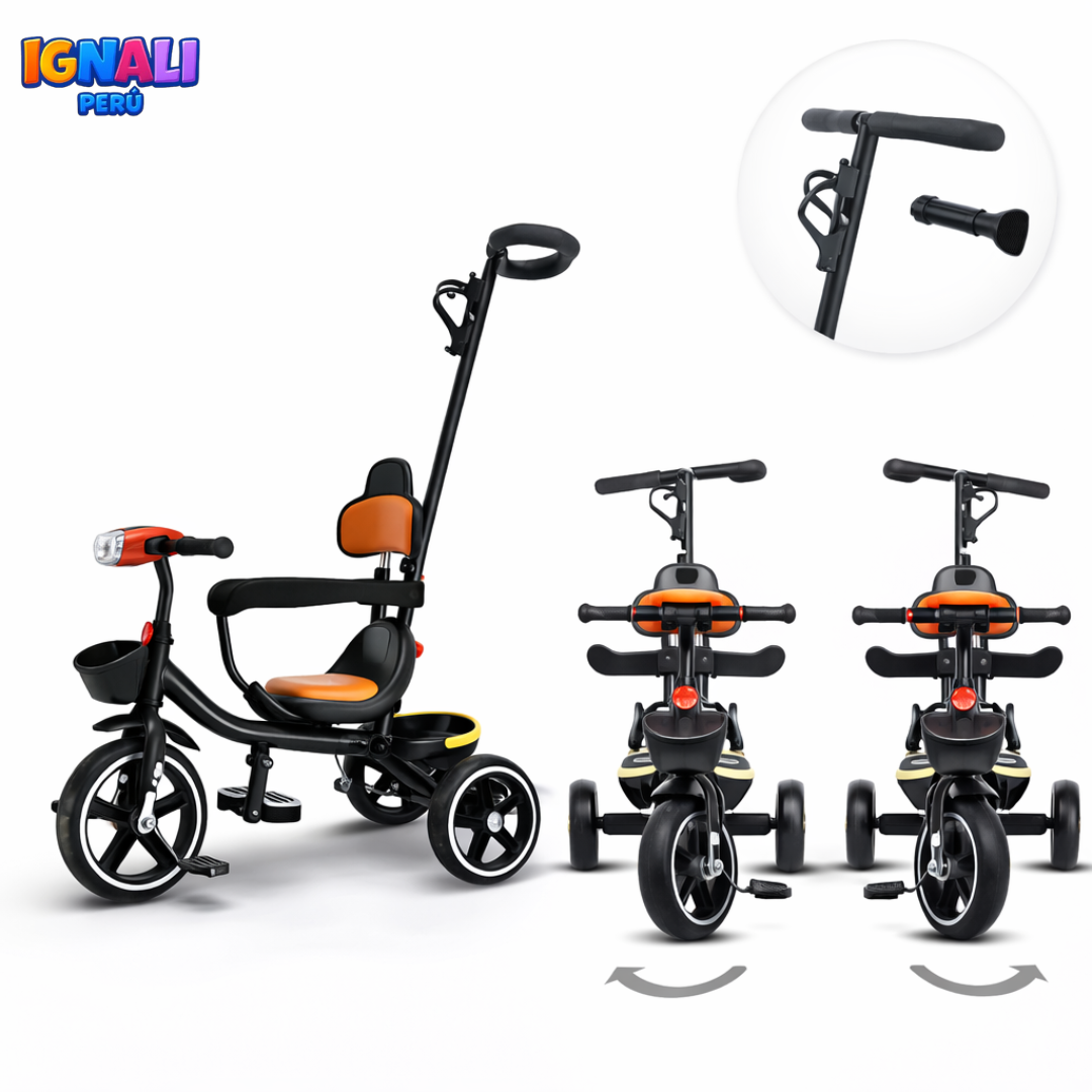 TRICICLO MULFITUNCIONAL PARA NIÑOS - 4