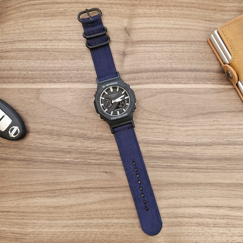 CORREA NYLON PARA CASIO G-SHOCK GA-2100 - AZUL - 5