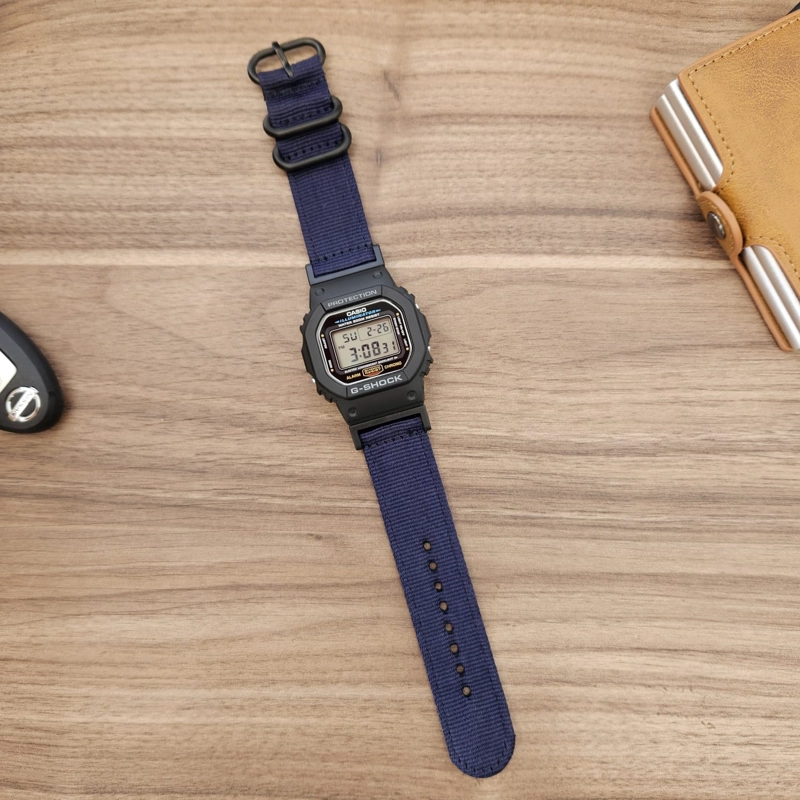 CORREA NYLON PARA CASIO G-SHOCK DW-5600 - AZUL - 4