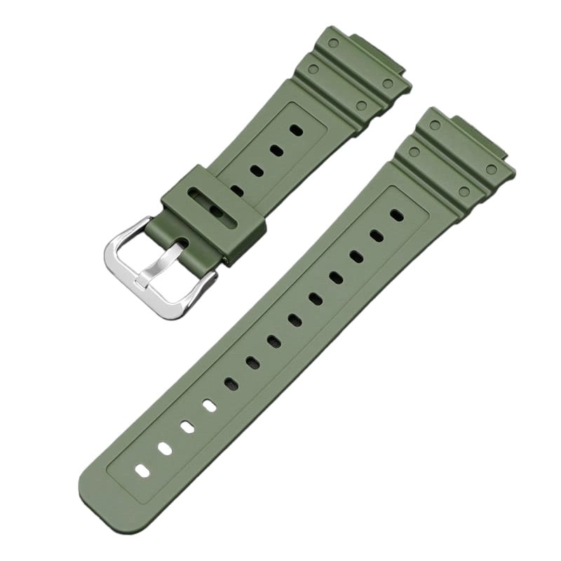 CORREA REPUESTO PARA CASIO G-SHOCK DW-5600  GA-2100 - VERDE - 1