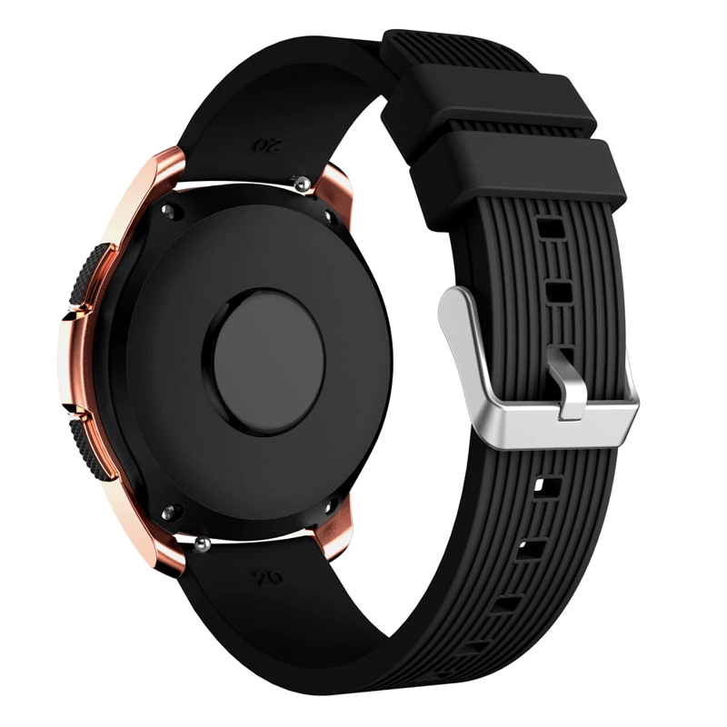 CORREA SILICONA PARA SAMSUNG GALAXY WATCH FE - NEGRO - 1