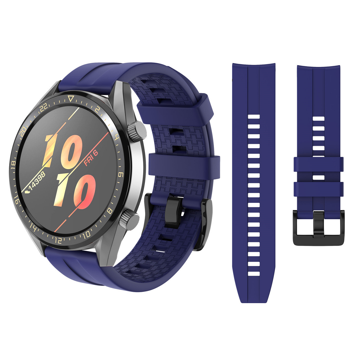 CORREA SILICONA SPORT 2 PARA REDMI WATCH 5 ACTIVE - LITE - AZUL - 1