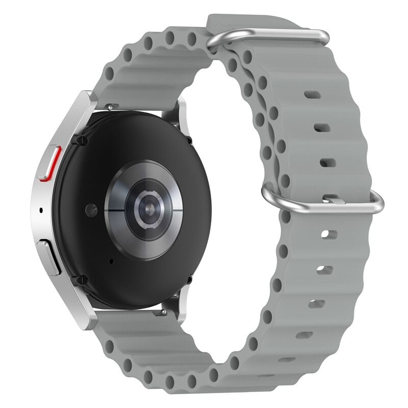 CORREA SILICONA OCEAN PARA XIAOMI WATCH S4 - PLOMO - 1