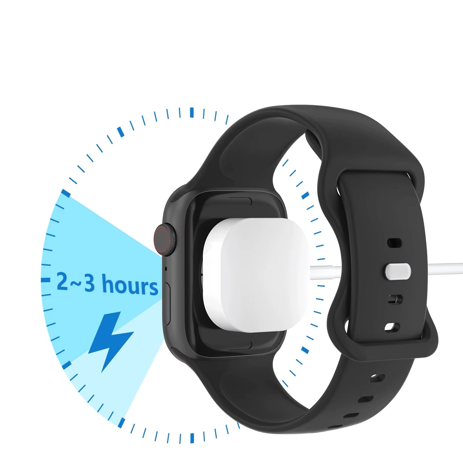 CARGADOR MAGNETICO PARA APPLE WATCH - BLANCO - 2
