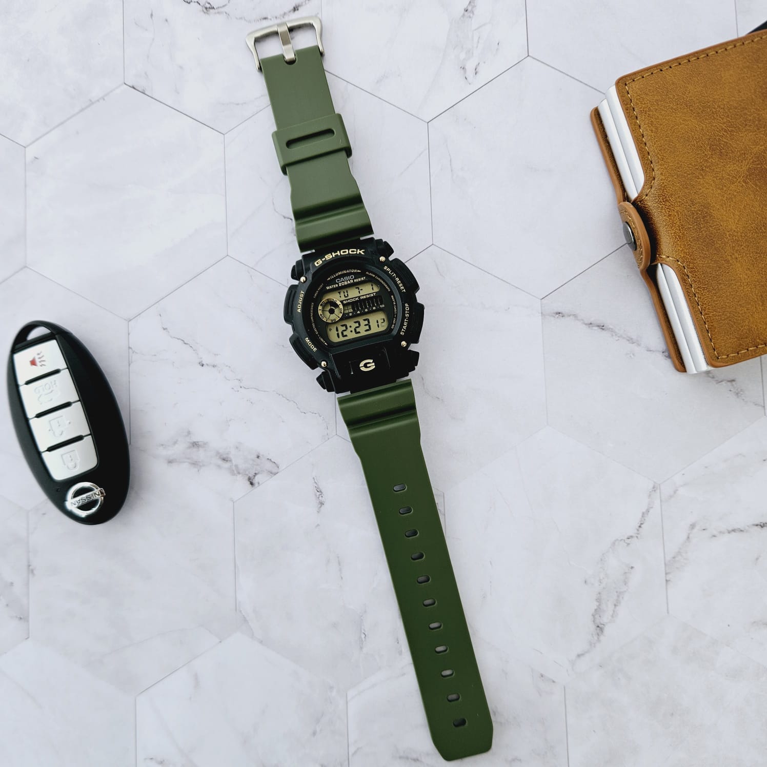 CORREA REPUESTO PARA CASIO G SHOCK DW-9052 - VERDE - 3