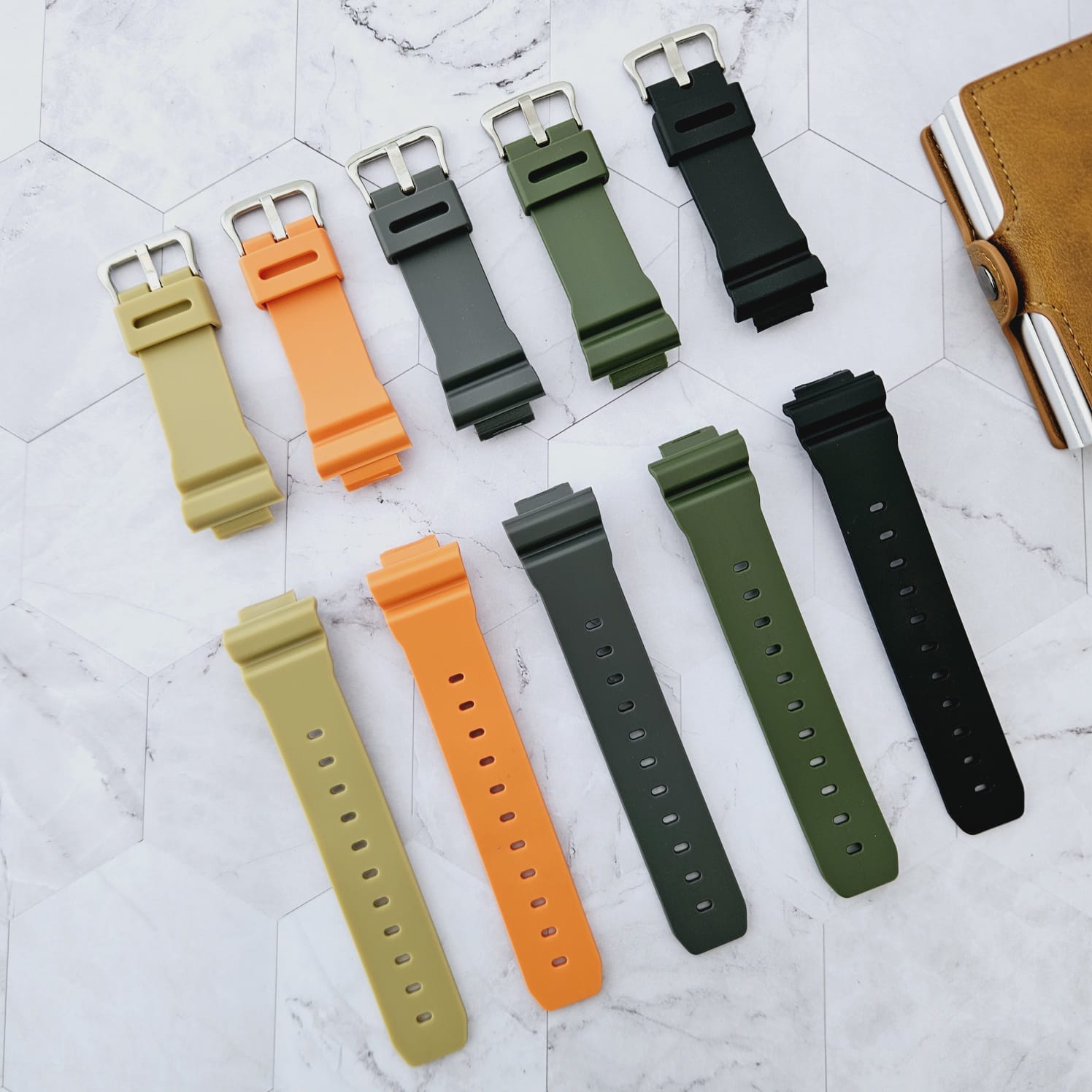 CORREA REPUESTO PARA CASIO G SHOCK DW-9052 - VERDE - 4
