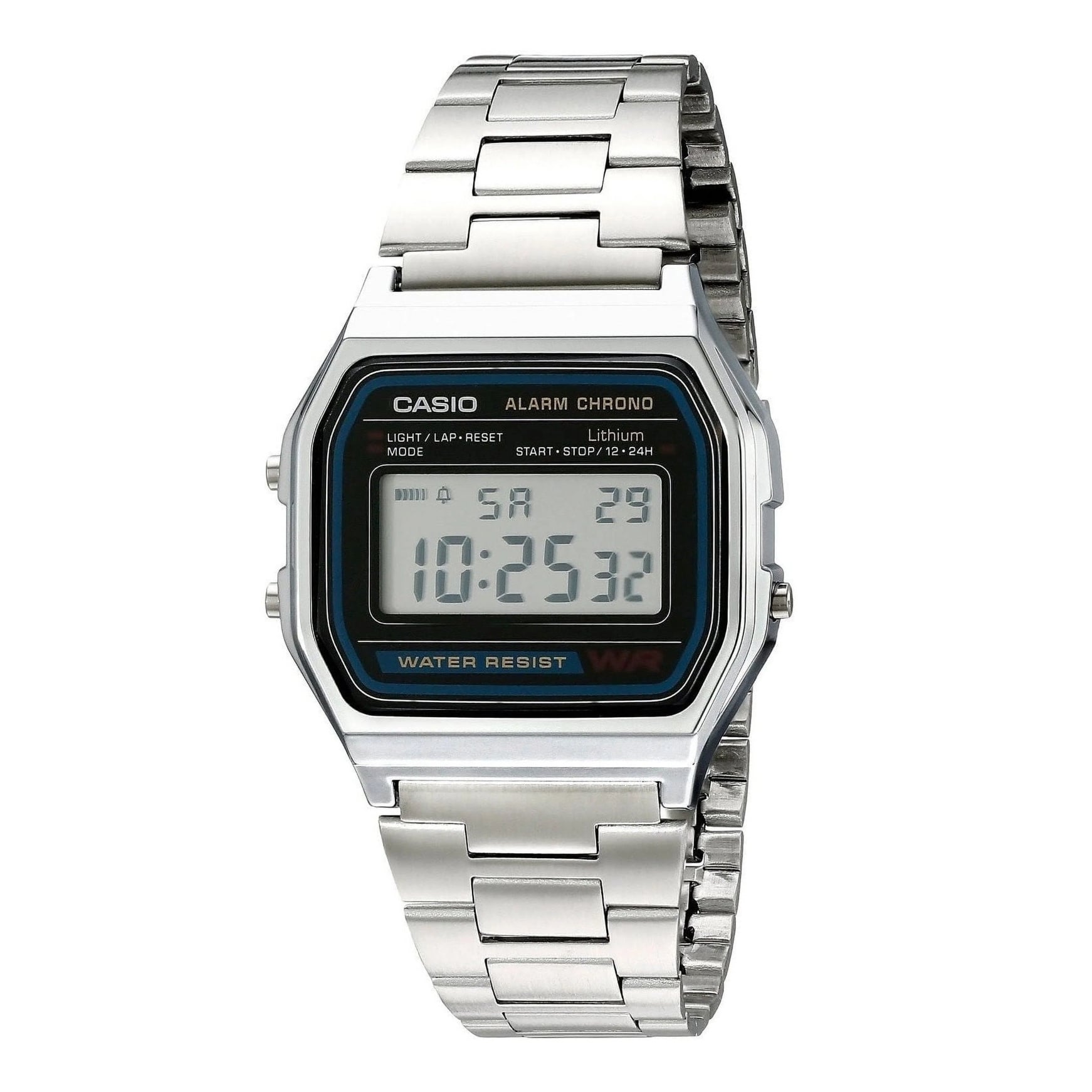 RELOJ CASIO CLASSIC A158WA | DIGITAL | UNISEX - PLATEADO - 1