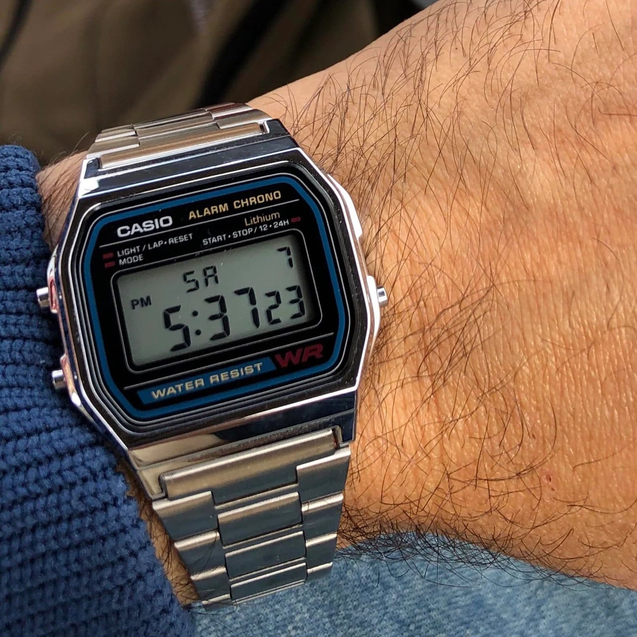 RELOJ CASIO CLASSIC A158WA | DIGITAL | UNISEX - PLATEADO - 2