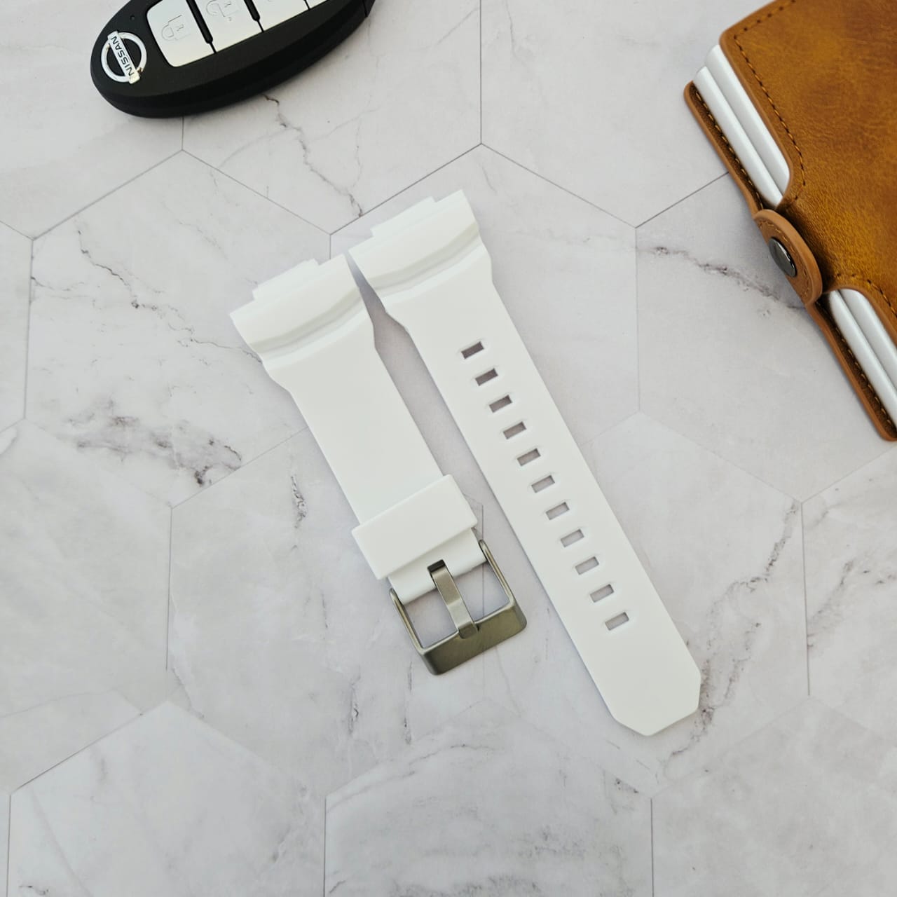 CORREA REPUESTO PARA CASIO G SHOCK GA-150 - BLANCO - 1
