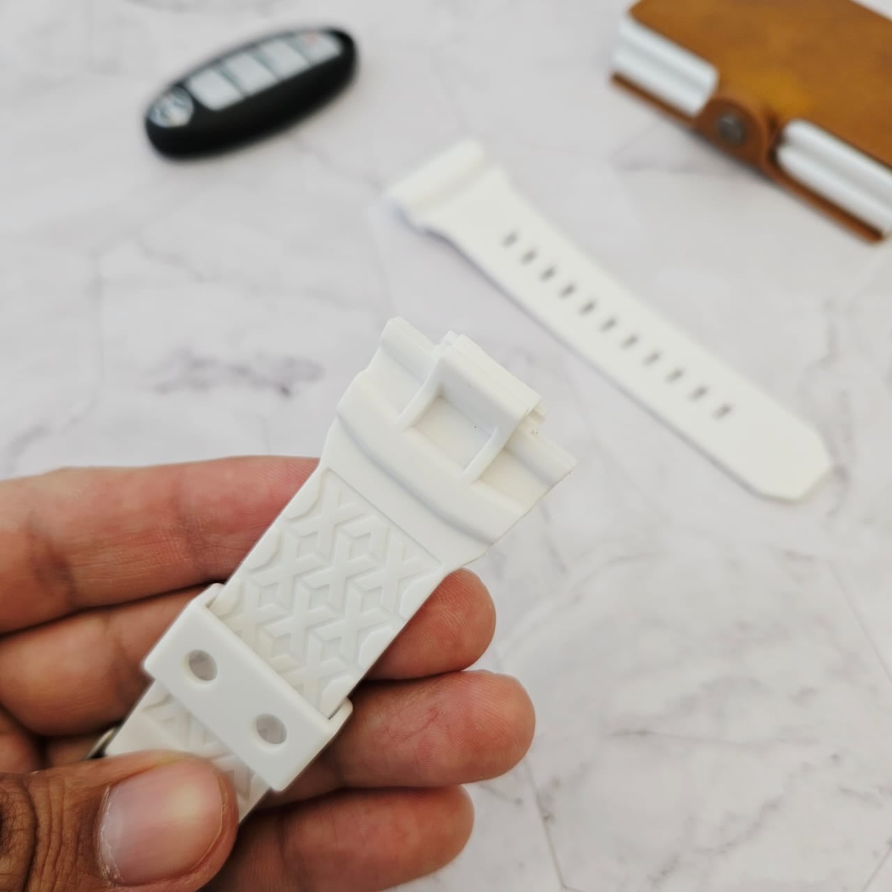 CORREA REPUESTO PARA CASIO G SHOCK GA-150 - BLANCO - 2