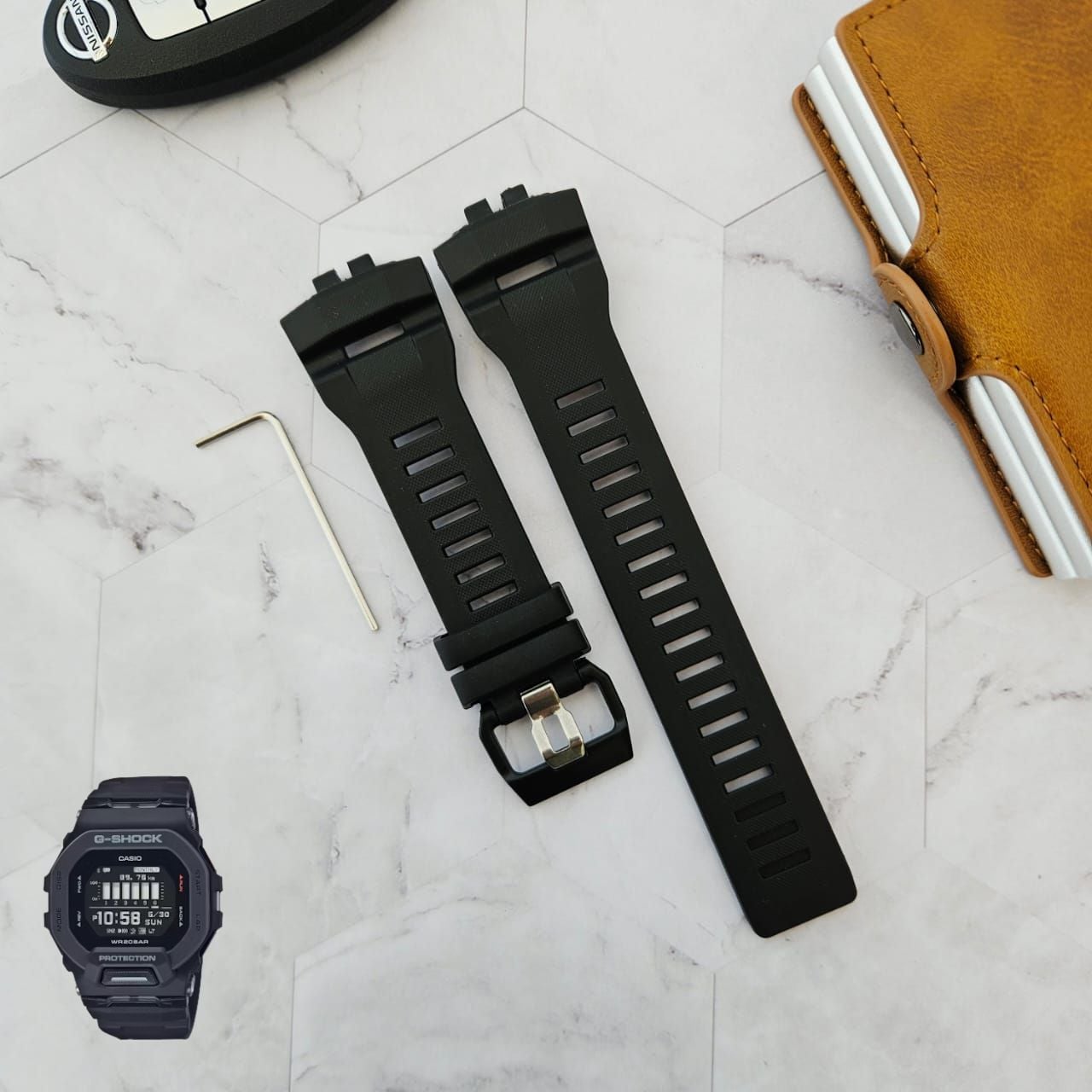 CORREA REPUESTO PARA CASIO G SHOCK GBD-200 - NEGRO - 1
